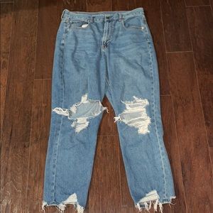 American eagle mom jeans size 12